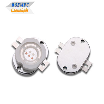 Sumber cahaya LED terintegrasi 5W warna ganda Merah+biru LED daya tinggi untuk terapi spektral.