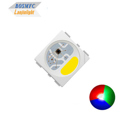 IC KS6812 Dibangun Dalam PLCC6 5050 RGBW LED Chip Magic Lampu Untuk Dekorasi