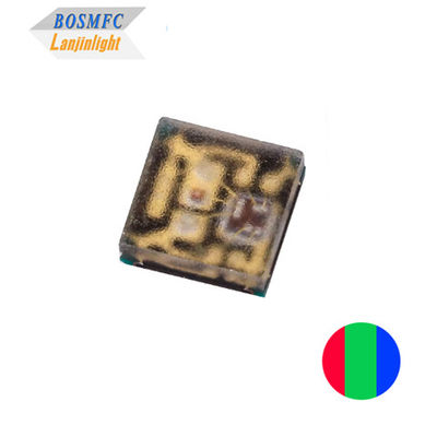 Super Bright Multi Color PLCC4 2020 RGB LED 12mA Dibangun di IC Kontrol cerdas individual