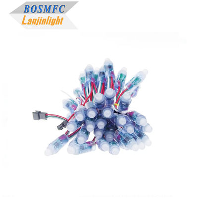 RGB Full Color Pixel Waterproof WS2811 Pixels Digital Adresable LED Globe String Lampu 12mm DC 5V