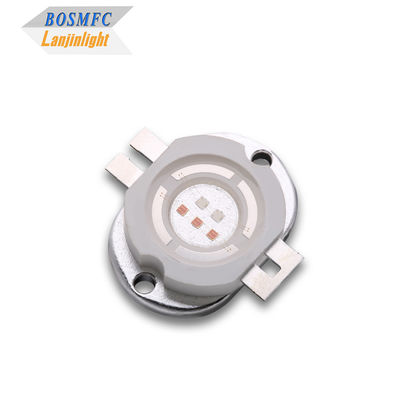 Sumber cahaya LED terintegrasi 5W warna ganda Merah+biru LED daya tinggi untuk terapi spektral.