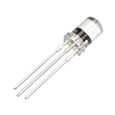 LED lubang tembus lensa bening Arus Kerja 30mA Sinyal Kecil Kecepatan Kurang dari 200mA Dirancang untuk Pensinyalan Elektronik